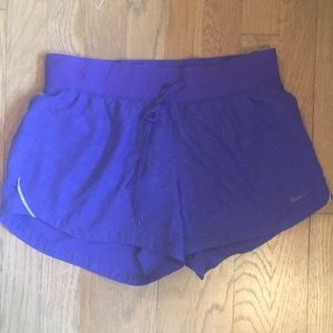 navy nike running shorts